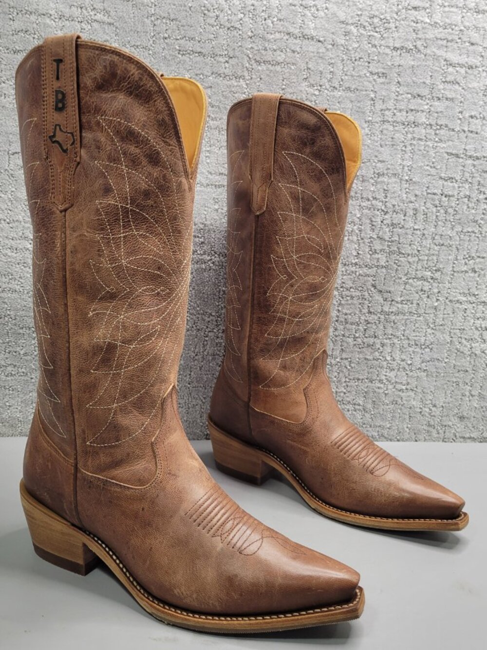 Tecovas The Annie Monarch Women's Size US 8.5B Scotch Goat Cowgirl Boots. - Picture 10 of 15